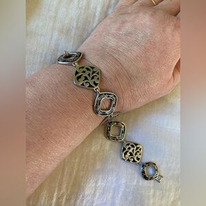 Lia Sophia Ornate Panel Open Design Link Bracelet New‎